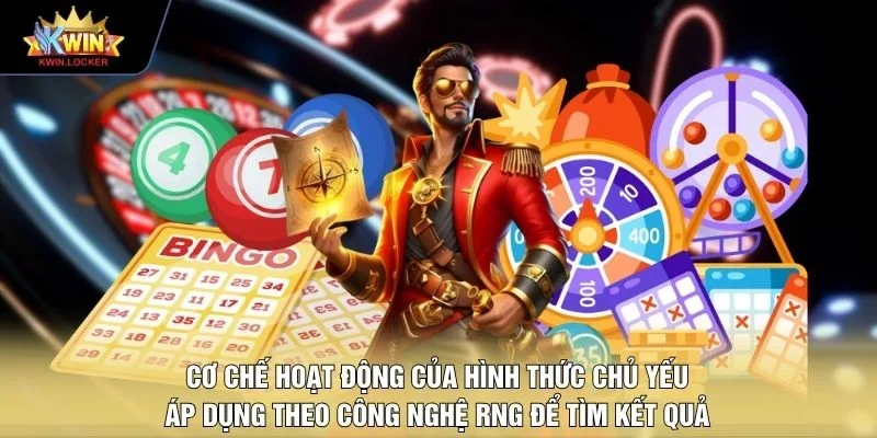 Cơ chế hoạt động của hình thức chủ yếu áp dụng theo công nghệ RNG để tìm kết quả